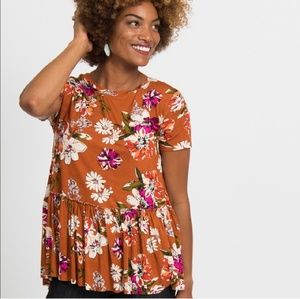 Agnes and Dora Ruffle Fall Ruffled Top